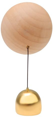 Door Opening Bell for Entrance, Wooden Door Chime When Door Opens Brass Wind Chimes Lightweight Magnetic Clearness Ring Doorbell with Chime Attraction for Living Room Fridge Opening