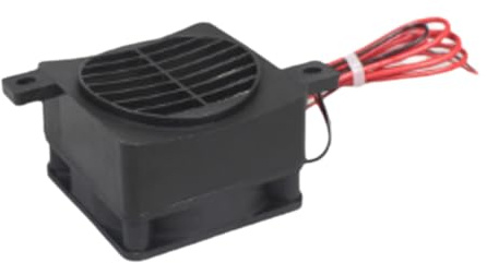 Hopbucan Isolierter 12V 50W PTC-Heizstab Keramik Konstanttemperatur-Elektrotyp mit Lüfter Isolierheizung