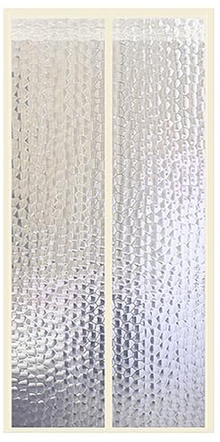MAODUZI Isolant Thermique Isolation Porte 80x210CM, Anti Chaleur/Froid Porte Rideau d'isolation Magnétique Automatiquement Fermé Pliable, pour Chambre à Coucher, Cuisine.- C