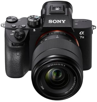 Sony Alpha 7 III Fotocamera full frame con obiettivo 28-70 mm – 24,2 MP, video 4K, autofocus veloce da 0,02 s, scatto continuo da 10 fps, stabilizzazione a 5 assi, ideale per foto e video