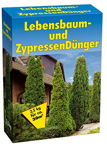 GP TONER Lebensbaum und Zypressendünger 10kg 4X 2,5 kg Magnesiumdünger Lebensbaumdünger Dünger