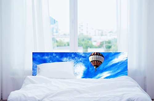 Oedim Kopfteil Bett Verschiedene Maßnahmen PVC Digitaldruck Himmel Ballon 100x100cm