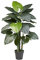 HTT Decorations - Künstlicher Philodendron - Hochwertige Kunstpflanzen - 120 x 60 cm, Untertopf mit 16 cm Durchmesser
