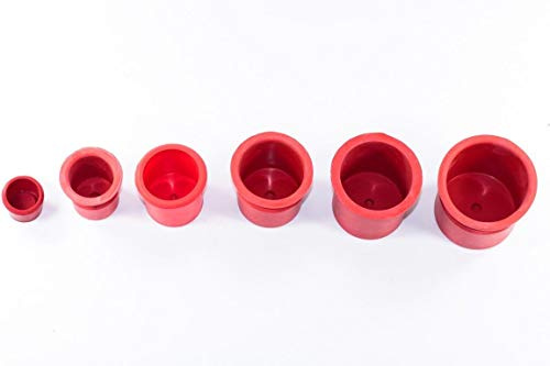 AGROHIT Gärkappe für Weinballons Süßmostkappe Gummikappe Verschluß Mostkappe (55mm)