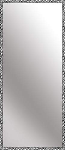 nielsen HOME Wandspiegel, 70 x 170 cm, Kunststoff, Silber Glanz, Ganzkörperspiegel für alle Wohnbereiche, Hoch- & Querformat, anpassbare Aufhänger, Florentina