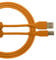 UDG U95002OR - Cable USB 2.0 (A-B) - Cable USB 2.0 optimizado de audio de alta velocidad A-macho a B-macho, naranja, 2 m