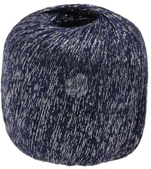 LANA GROSSA Brillino | Beilaufgarn mit farbigem Lurexfaden | Handstrickgarn aus 83% Viskose & 17% metallische Faser | 25g Wolle zum Stricken & Häkeln | 200m Garn FB 12