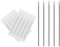 ATOMUS 10pcs 18G Body Piercing Needles Stainless Steel Sterile Disposable Ear Nose Navel Nipple Lip Piercing Needles