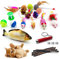 GaiusiKaisa Jouets Chat, 23 Pièces Lot de Jouets pour Chaton Intérieur, Jeu Interactif avec Baguette pour Chaton, Cataire Jouet Poisson, d'herbe à Chat Naturel Matatabi