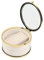 FYOBOT Runde Gold Doppelschicht Schmuck Aufbewahrungs Kasten Glas Staubdichte Schmuck Ohrringe Halskette Exquisite Aufbewahrungs Kasten