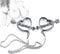 DZsextys Nippelklemmen Brustwarzen mit Abnehmbare Kette SM Nipple Clamps Nippelklammern Klitorisklemmen Verstellbare Brust Stimulation Fetisch Sex Spielzeug für Frauen Männer Anfänger Extrem