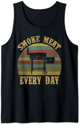 Lustiges BBQ Pit Reverse Flow Smoker Zubehör Papa Grill Geschenk Tank Top
