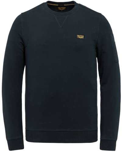 PME Legend Herren Sweatshirt AIRSTRIP - Regular Fit S-3XL Schwarz Blau Grün, Größe:S, Farbe:Sky Captain 5073