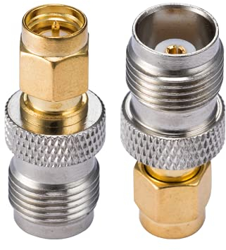 Vecys Antennenadapter 4G Adapter SMA Buchse TNC auf SMA Stecker Konverter SMA auf TNC für Router Antenne 2G 3G 4G LTE Antenne CB Radio Antenne Handy WiMax