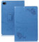 INSOLKIDON Compatible con 10 Alcatel 1T 8082 10 Inch Tablet Funda Protectora de Cuero Bumper Protección Carcasa con Soporte Función, Auto-Sueño/Activación Funda Plegable (Blue)