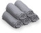 ULLENBOOM ® Mulltuch Baby 5er Set Grau, Spucktücher Baby aus 100% OEKO-TEX Baumwolle, Made in EU, 65x65 cm - Musselin Tücher ideal als Mullwindeln und Moltontuch für Baby, Für Jungen und Mädchen