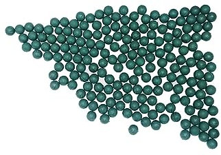 New Legion Rubberballs/Gummibälle Cal.43-100 Stück - grün