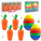 Lets Joy 6PCS Radiergummi Ostern, Radiergummi Osterei Karotte, Kinder Mitgebsel, Ostern Kinder Radierer, Party Favors Geschenke Spiele Preise Schule Büro