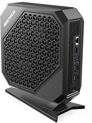 MINIS FORUM HX100G Mini PC, AMD Ryzen 7 7840HS 8-Core-CPU bis zu 5,1 GHz, 32 GB DDR5/1 TB SSD Mini-Desktop-Computer, AMD Radeon RX 6650M, HDMI×2/USB4 ×2 Anschluss, WiFi, BT,USB 3,2×5