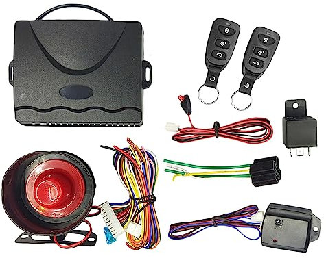 KACEPAR Auto telecomando allarme Warner,Sistema di allarme antifurto di sicurezza antifurto,Allarme antifurto doppio sensore di telecomando