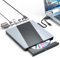 Alxum Unidad de CD Externa para portátil-Unidad de DVD&CD Externa con Lector de Tarjetas SD/TF,Unidad de CD Externa USB&USB C para portátil,Ordenador de sobremesa,Windows,Linux,Mac OS