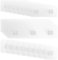Crochet Adhésif Transparent, TIANLIN 21 Pièce Patere Murale Adhesive Plastique Sans Perçage, Crochet Porte Manteau 3 Tailles, Étanches, pour Cuisine Salle Bain