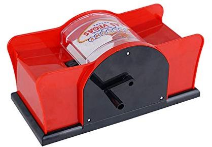 Melangeur De Carte Manuelle Mélangeur Automatique De Cartes À 2 Jeux Mélangeur De Cartes Automatique Pour Jeux De Société Mélangeur De Cartes Manuel Avec Système À Manivelle Facile Pour La Maison