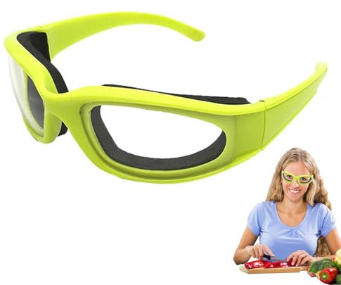 Zwiebel-Schutzbrille – reißfest, zum Schneiden von Zwiebeln, Schutzbrille für die Küche, Laborbrille mit Anti-Beschlag-Beschichtung, zum Kochen, Grillen, Küchenhelfer