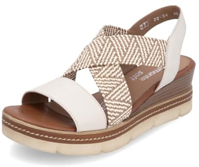 Remonte Damen Keilsandalen D2L54, Frauen Sandalen