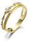 Diamond Ring Women, Vintage Ring Damen Gold 14K Gold Diamant Weiß Runde Form Größe 45 (14.3) für Valentinstag