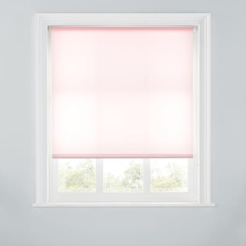 Trimmable Daylight Roller Blind - 6FT - PINK - 180cm(W) x 170cm(L)