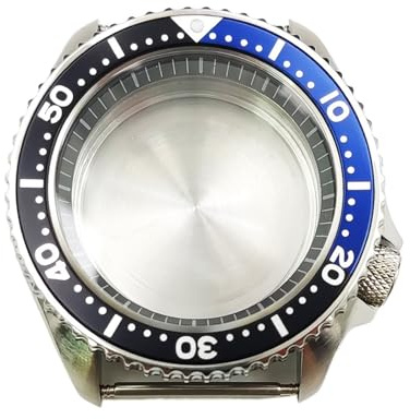 1 st herrklocka i safirfärgat 42 mm rostfritt stål, lämplig for NH35/NH36 SKX007-urverket