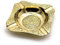 Zap Impex Messing Handwerk Dekorative geprägt Ashtray- 10,2 cm quadratisch