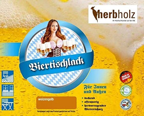 Biertischlack (weizengelb)