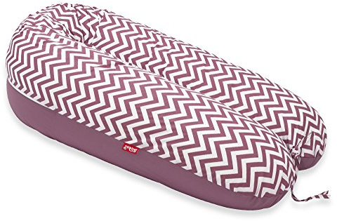 SCAMP Stillkissen universales Schwangerschaftskissen inkl. Bezug verschiedenes Design NEU (ZigzackMallow)