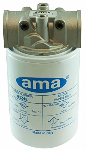 Filtro Oleodinamico Spin-on Ama 3/4 25µ per Circuito Ritorno