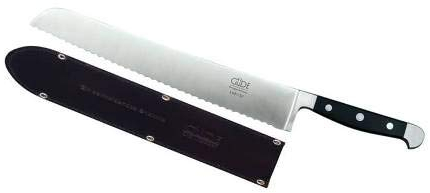 Güde Messer Brotmesser Franz Güde Alpha 32 cm mit Lederscheide
