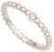 Jobo Damen-Ring Kugel-Ring aus 950 Platin mit Diamant Größe 52