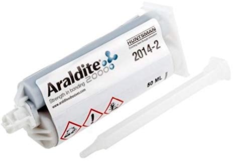 Araldite 2014-2, colla epossidica bicomponente ad alta temperatura, Araldite (50 ml)