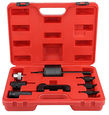 Ejoyous Car Petrol Engine Injector Nozzle Extractor, 8Pcs Common Rail Diesel Nozzle Puller Separator Kit Set, Diesel Injector Puller Extractor Remover Master Kit for CDI