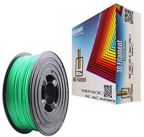 OWL-Filament 3D-Drucker PET-G 1,75mm 1kg Spule Rolle (Grün)