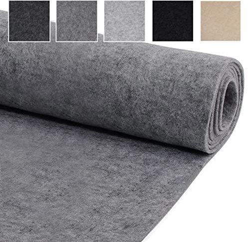 Trident Distributions 4 Way Super Stretch Lining Carpet for Camper Van Motorhome Car Vehicle Interior, Conversion lining, Carpet Lining, Campervan Accessories, Glue Not Included, Silver, 3 x 2m