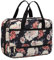Trousse de Toilette Femme, VASCHY Résistant à l'eau et Suspendu Trousse de Toilette Grande Voyage pour Femme avec Sangle de Bagage et Multi-Compartiments pour Vacances, Gym, Camping(Rose)