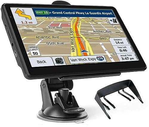 VBESTLiFE GPS-Navigation, 7-Zoll-HD-Touchscreen, Elektrische Navigationsinstrumente, 8 GB ROM, 256 MB, Wiederaufladbar, UnterstüTzt WLAN, FüR Autos, Lastwagen