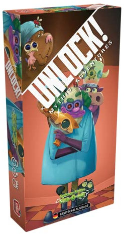 Asmodee, Unlock! – Professor Nosides Tier-O-MAT, Familienspiel, Rätselspiel, 1-6 Spieler, Ab 10+ Jahren, 60 Minuten, Deutsch