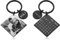 Buaodam Porte Clef Personnalisable avec Gravé Date Photo et Texte, Porte Clef Personnalisé Amour Cadeau pour Anniversaire pour Homme Femme Couple Petit Ami Père Famille Anniversaire