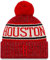 New Era Unisex-Erwachsene NBA Offizielle Sport-Strickmütze Sideline Bündchen Strickmütze Pom Beanie Hat, Houston Raketen, Einheitsgr��e