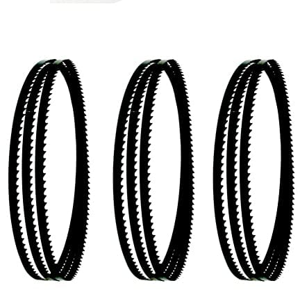 2360 mm / (6 mm, 12 mm, 15 mm) / 0,5 mm / (4) T, 6 t) Bandsäsäslade for Bandsägen Basa 3 Scheppach 3pcs STORKY (Color : 2360x12x0.5mm 4T)
