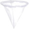 sourcing map 80 Mesh Paint Filter Bag 7 Dia Cone Shape Nylon Strainer for Filtering Paint, Gasoline, Fuel, Home Brewing