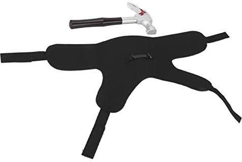 Halloween-Hundekostüm, Hund, Blutiges Messer, Weste, Gruselig, Realistisch, Cosplay, Halloween-Bekleidung für Weihnachten, Karneval, Party (L)